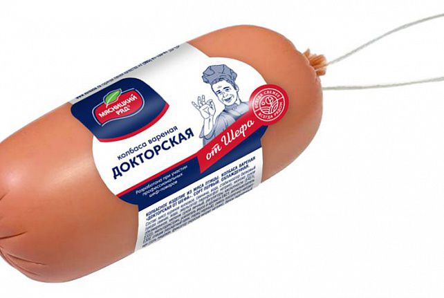 Колбаса вареная "Докторская от шефа", 470 гр
